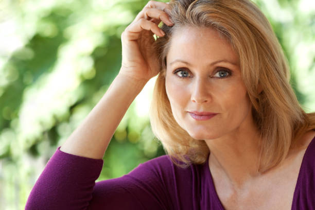 istock Relaxed woman looking at camera 108316379