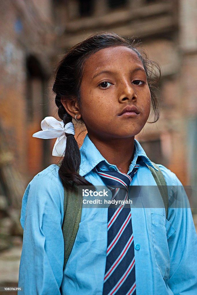 Jovem Menina NepalêsName - Royalty-free Aluna Foto de stock