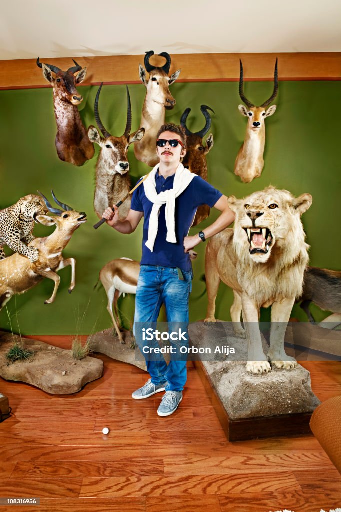 Chique Jogador de golfe - Royalty-free Taxidermia Foto de stock