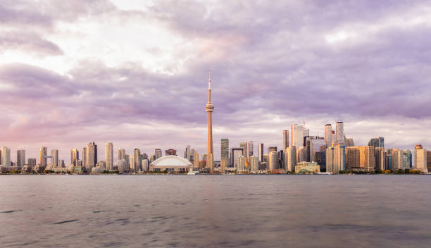 istock Toronto downtown skyline at sunset, Ontario, Canada 1083203302