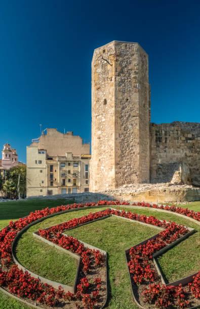 Roman ruins of Tarraco is the ancient name of the current city of Tarragona (Catalonia, Spain). The oldest Roman settlement on the Iberian Peninsula and capital of the Roman province of Hispania Citerior and Tarraconensi. UNESCO World heritage site ruinas romanas de tarraco es el nombre antiguo de la actual ciudad de tarragona (cataluña, españa). el más viejo establecimiento romano en la península ibérica y capital de la provincia romana de hispania citerior y tarraconensi. la unesco patrimonio