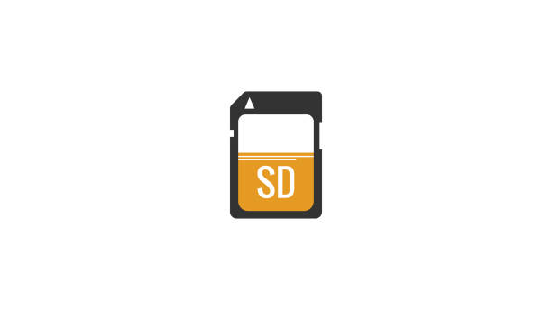 ilustrações de stock, clip art, desenhos animados e ícones de sd memory card - memory card