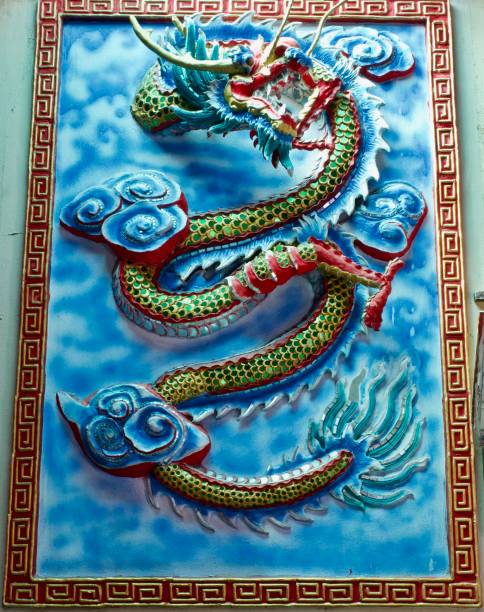istock Dragon sculpture inside Pung Thao Kong Shrine, Lampang, Thailand 1083218520