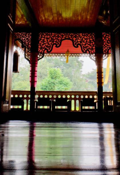 istock Wat Si Ronmuang, teak temple with largest teak Buddha in world 1083221510