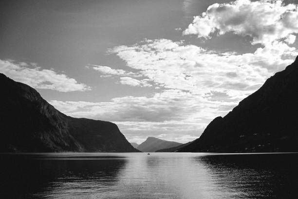istock Monochromatic image of landscape in Norway 1083241206