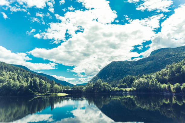 istock Cloudy day over a Norwegian Fjord 1083241302