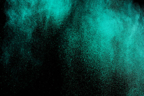 istock Abstract aquamarine  paint  Holi. 1083245138