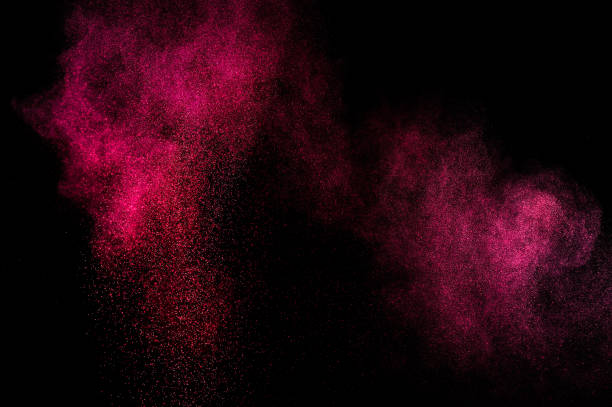 istock Abstract red and pink paint Holi. 1083245140