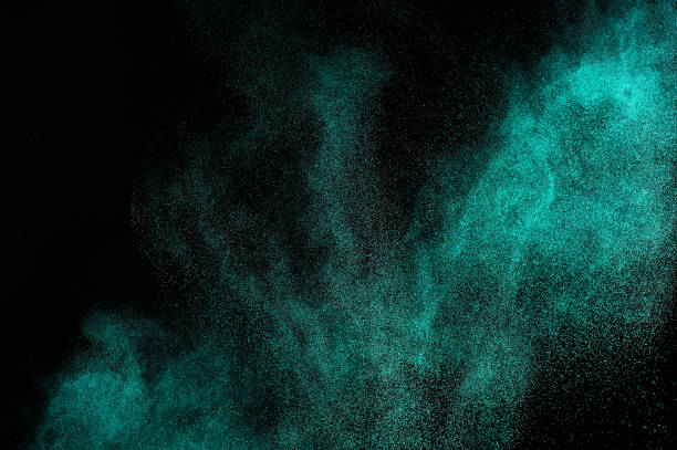 istock Abstract aquamarine  paint  Holi. 1083245150