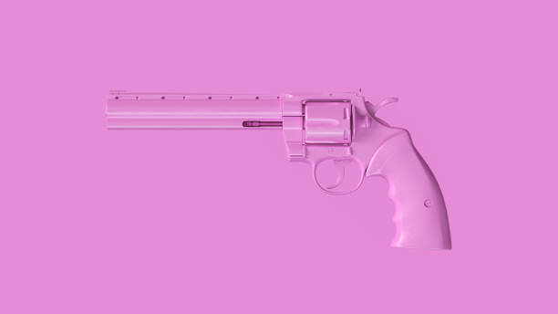 istock Pink Large Double Action Revolver 1083252746