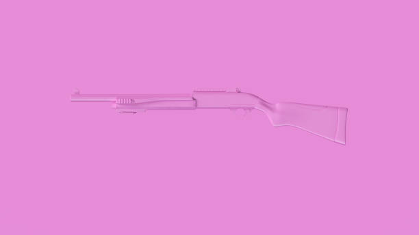 istock Pink Tactical Shotgun 1083252872