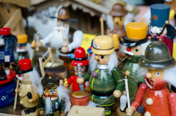 istock Christmas toys at the fair. 1083255822