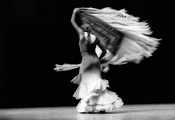 istock A beautiful flamenco dancer with her shawl 108327691