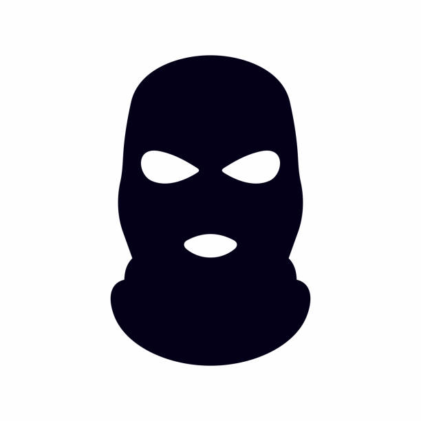 ilustrações de stock, clip art, desenhos animados e ícones de bandit mask icon - terrorism