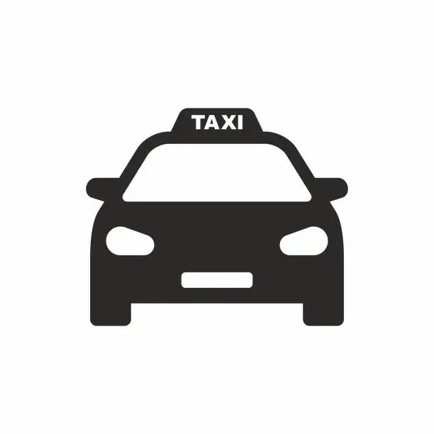 Vector illustration of Taxi icon