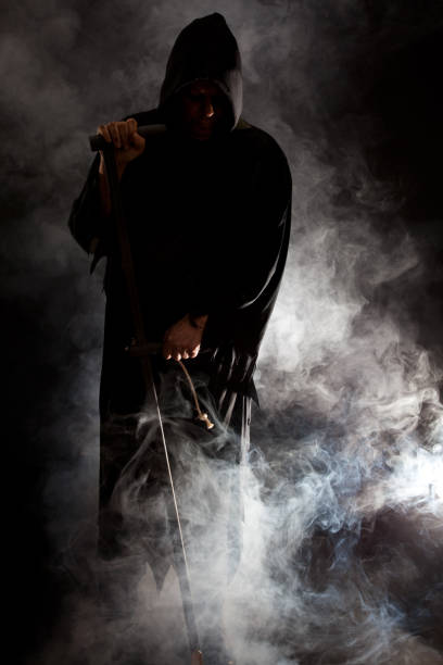 istock Mister Death holding a scythe 108328024