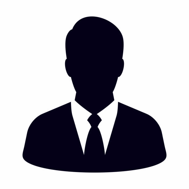 ikona "biznesmen" - business man stock illustrations