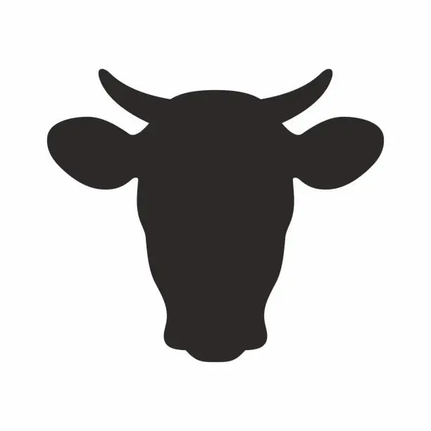 Vector illustration of Cow icon
