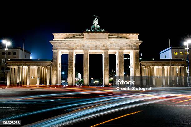 Brandenburger Gate Stockfoto und mehr Bilder von Brandenburger Tor - Brandenburger Tor, Nacht, Berlin