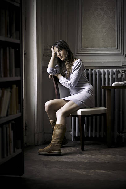 istock Pensive young woman 108328535