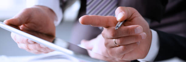 istock Two businessman are looking and 1083286662