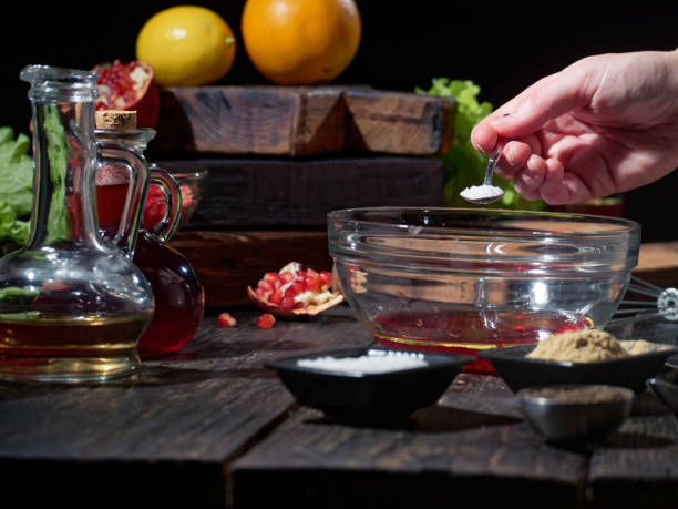 istock Making orange and pomegranate salad 1083286788