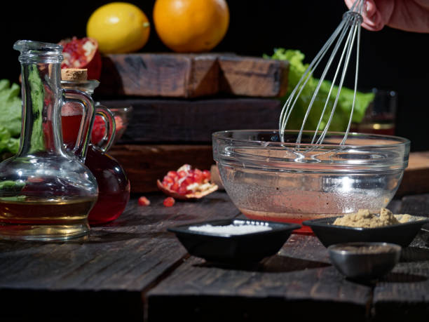 istock Making orange and pomegranate salad 1083286790