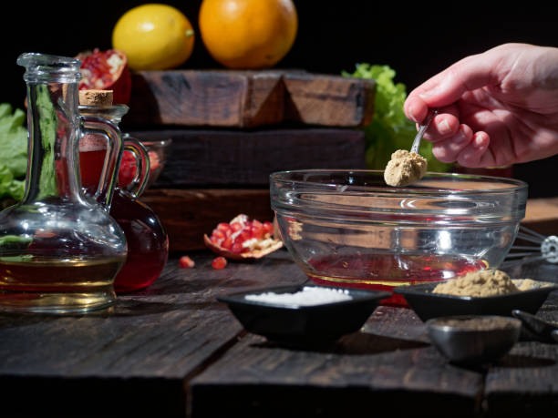 istock Making orange and pomegranate salad 1083286806