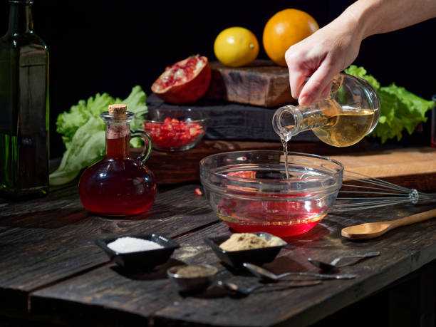 istock Making orange and pomegranate salad 1083286850