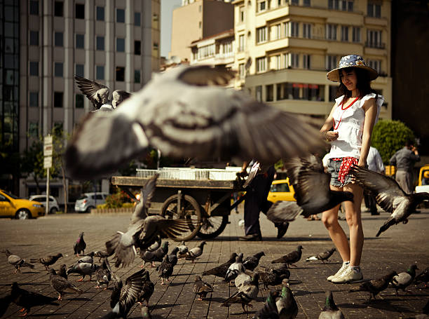 istock woman with pingueon 108328813