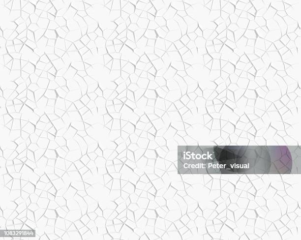 Textured Pattern Simple White Abstract 3d White Geometric Background White Seamless Texture With ...