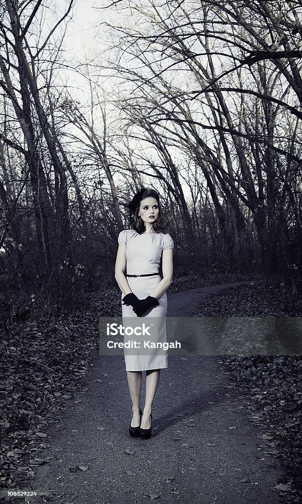 Vintage Woman  1940-1949 Stock Photo