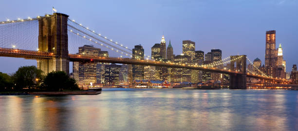 istock New York - Brooklyn Bridge and Lower Manhattan 108329246