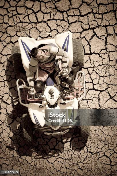 Rider Portrait Stock Photo - Download Image Now - Aerial View, Motocross, Quadbike