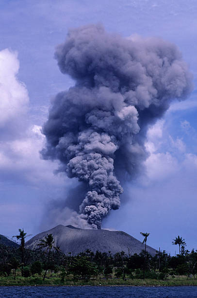 Volcanic Eruption stock photo