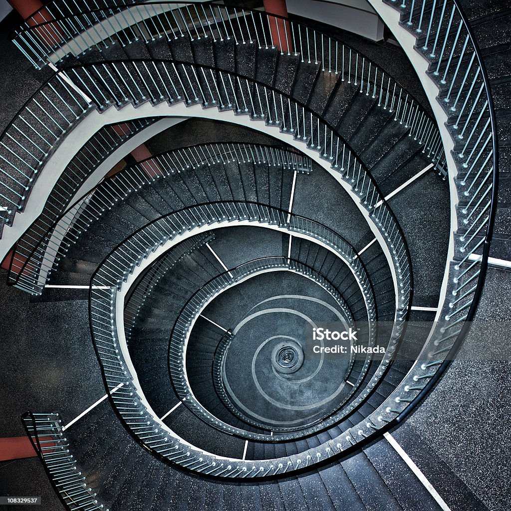 Spiral Wendeltreppe - Lizenzfrei Wendeltreppe Stock-Foto