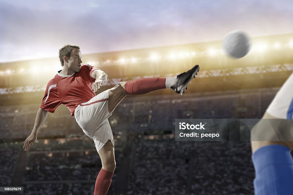 football players  Soccer Stock Photo
