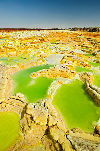 istock Inside the explosion crater of Dallol volcano, Danakil Depression, Ethiopia 108329929