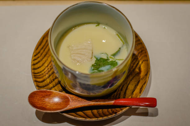 istock Chawanmushi steamed egg with white fish and gingko nuts 1083299688