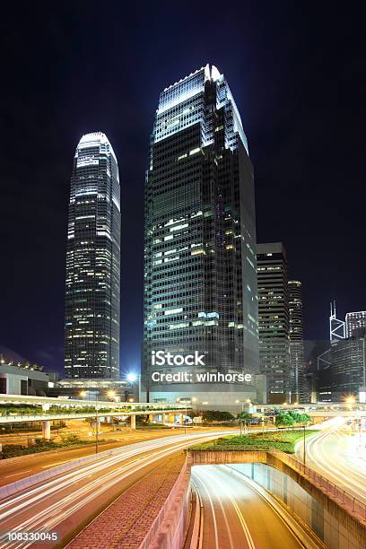 Monumento De Hong Kong Foto de stock y más banco de imágenes de Aire libre - Aire libre, Alto - Descripción física, Anochecer