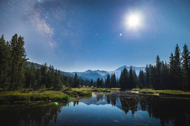 istock The Moon, Mountains and the Milky Way 1083300496