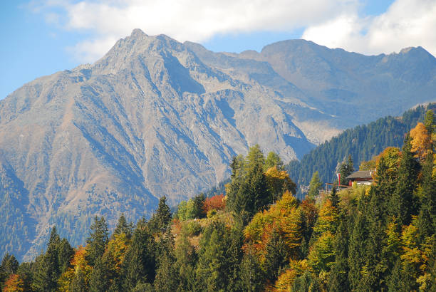 istock Panorama view on valleys and mountains (Texel Group) in the italian alps 1083301230