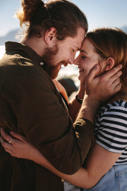 istock Loving couple caught in romantic moment 1083312494