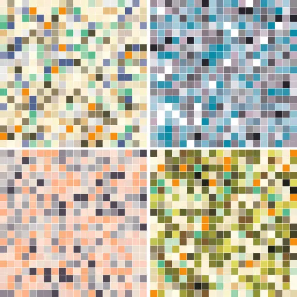 Vector illustration of Vector mosaic Pattern Backgrounds