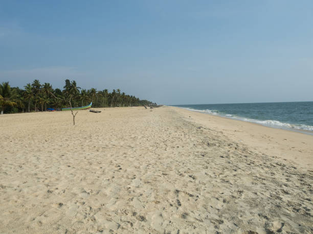 istock Sandy beach and blue sky on the Arabian Sea 1083323564