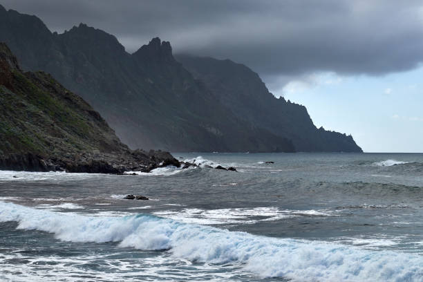 istock Anaga Mountains and the ocean. 1083329738