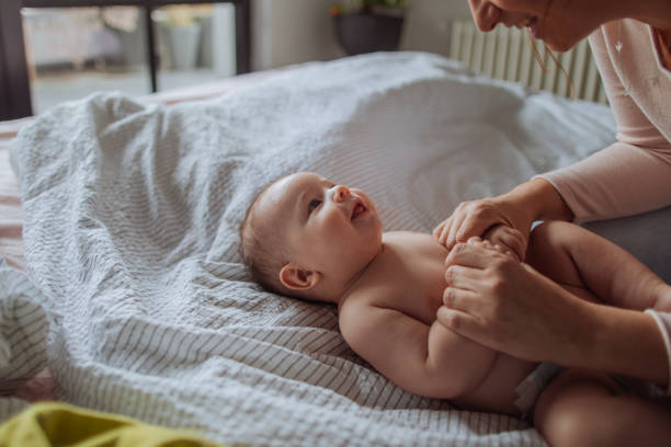 istock Smiling baby and his mom 1083331622