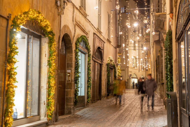 istock Christmas illuminations in Bergamo 1083356596