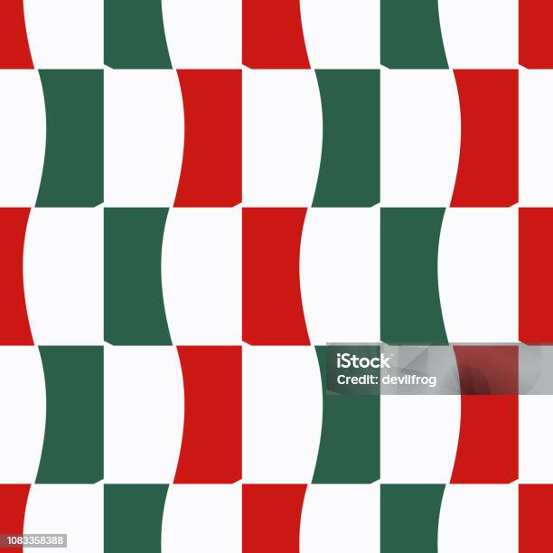 Alternative Rectangular Shapes Bright Seamless Geometric Pattern With Alternate Rectangular Shapes ...
