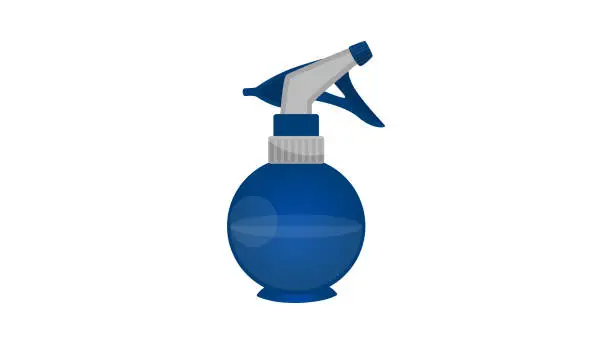 Vector illustration of Spray Bottle flat icon